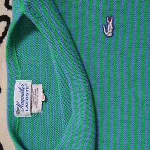 Lacoste haymaker striped sweater